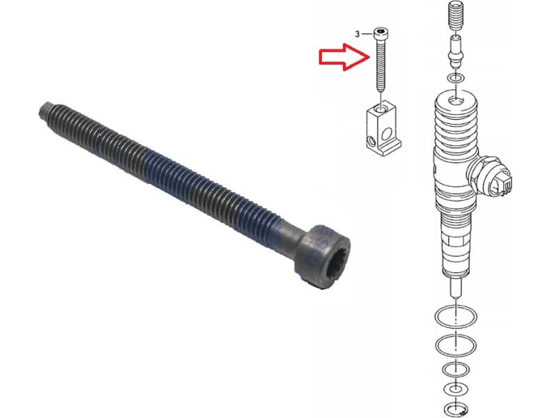 Varžtas purkštuko VW/Audi - 038103385A (VAG) - Autoera - image 2