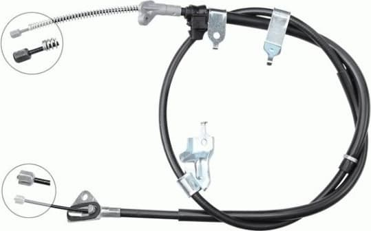 Cable handbrake 52.0244.2