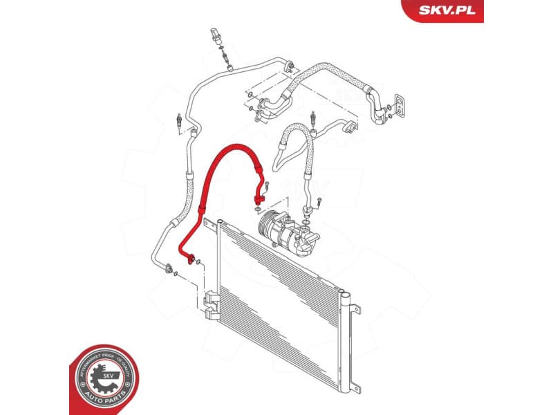 High/Low-pressure Line, air conditioning 43SKV550