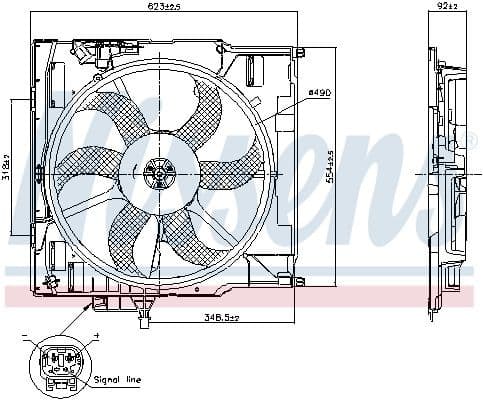 Fan, engine cooling 850079 - image 5