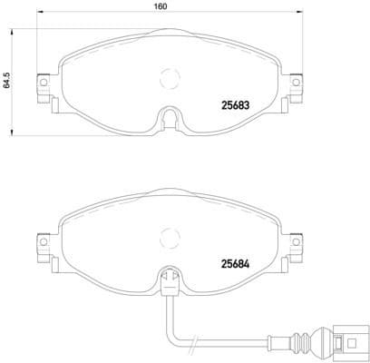 Brake Pad Set, disc brake BEYOND LINE - EV P 85 126E