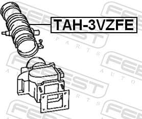Hose, air supply TAH-3VZFE - image 2