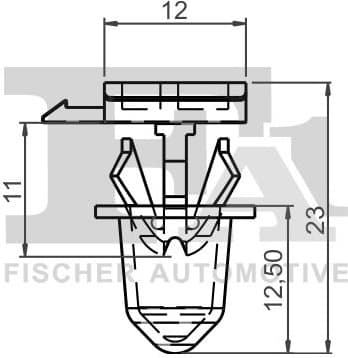 Clip, trim/protection strip 11-40115.10 - image 2