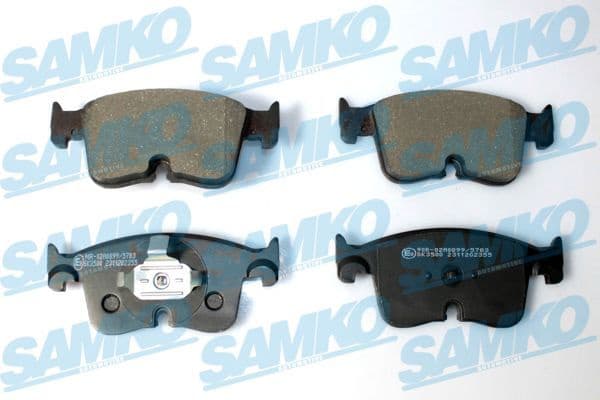 Brake Pad Set, disc brake 5SP2355