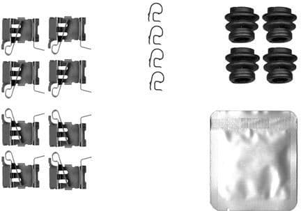 Accessory Kit, disc brake pad 82562300