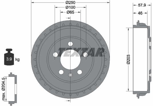 Brake Drum 94048200