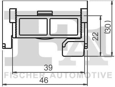 Clip, trim/protection strip 22-40037.25 - image 2