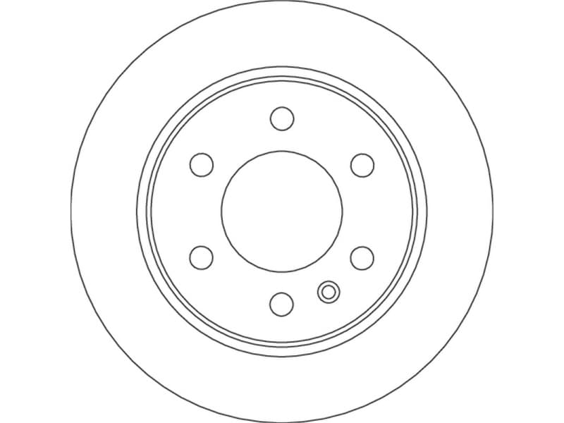 Brake Disc TRW SINGLE DF6723S