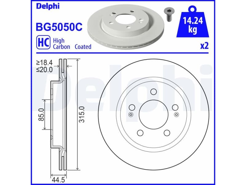 Brake Disc BG5050C