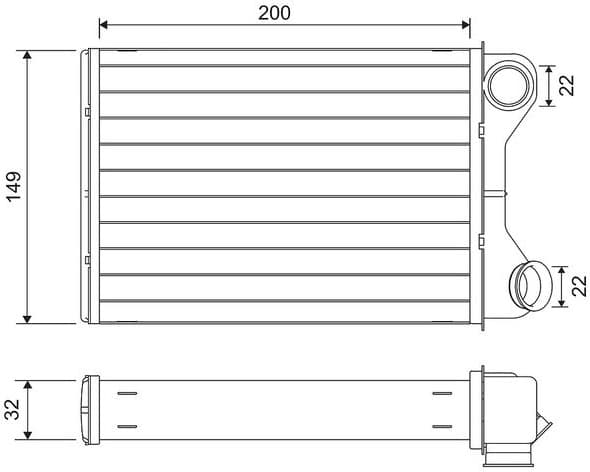 Heat Exchanger, interior heating 811569
