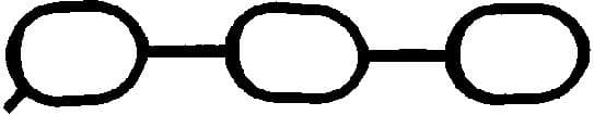 Gasket, intake manifold 450364P - image 2