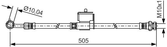 Brake Hose 1 987 481 505 - image 5
