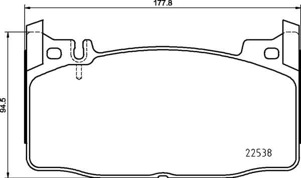 Brake Pad Set, disc brake PRIME LINE P 50 143