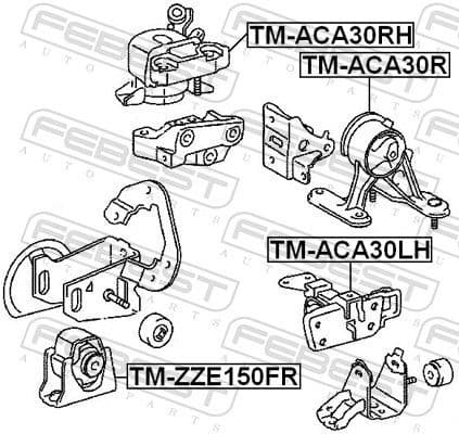 Mounting, engine TM-ACA30R - image 2