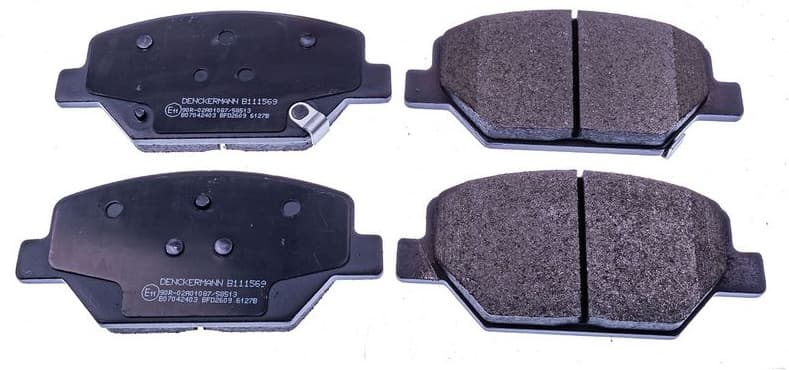 Brake Pad Set, disc brake B111569