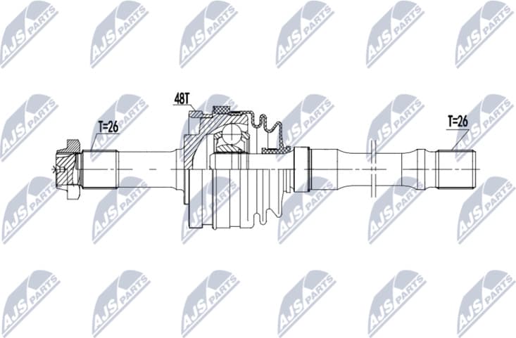 Drive Shaft NPW-ME-203 - image 2