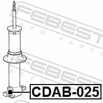Bush, shock absorber CDAB-025 - image 2