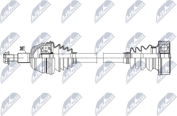 Drive Shaft NPW-VW-214