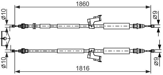 Cable Pull, parking brake 1987482671 - image 5