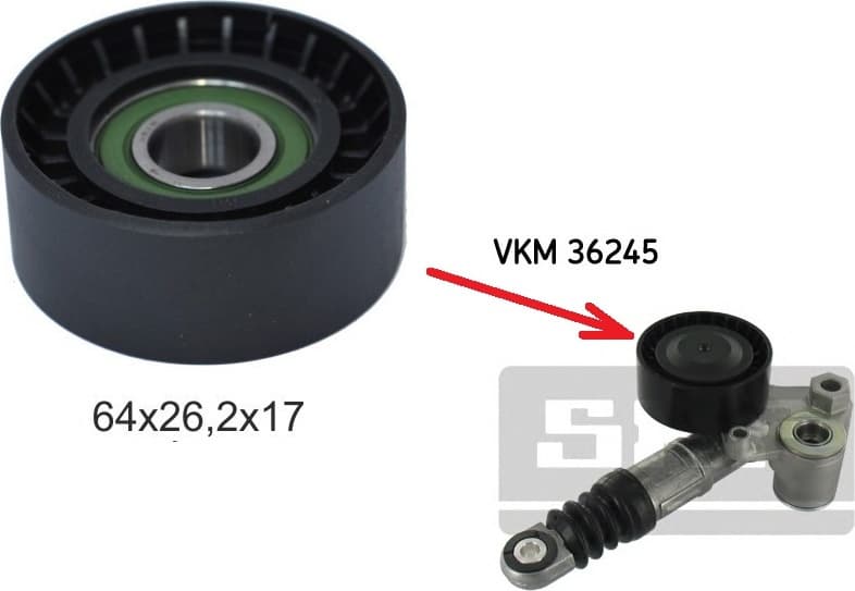 Tensioner belt 500008