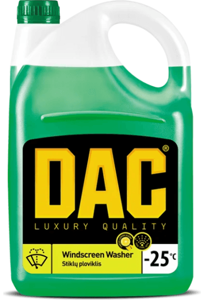Langų skystis žieminis DAC -25C 4L BE METANOLIO - 293686