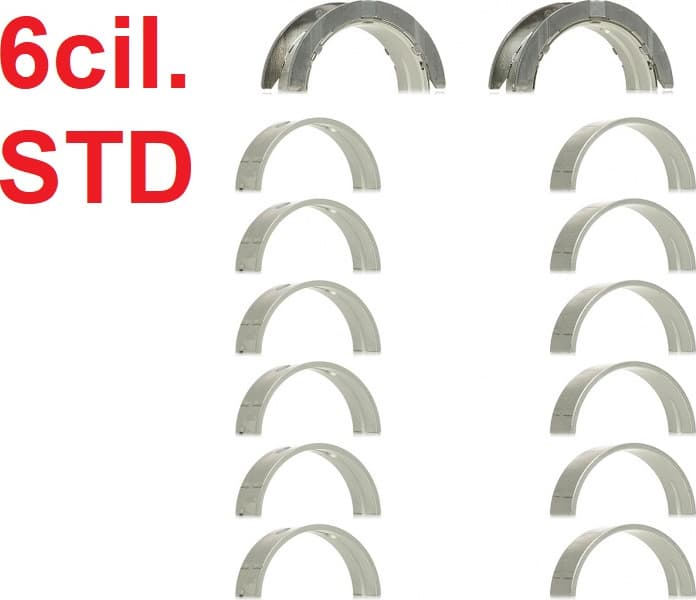 Main bearings crankshaft H1298/7STD