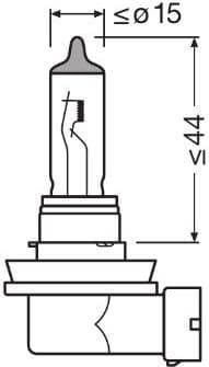 Osram Bulbs H11 +100% 55W 12V - 64211NBS-2HB (OSRAM) - Autoera - image 2