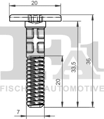 Clip, trim/protection strip 10-70002.10 - image 2