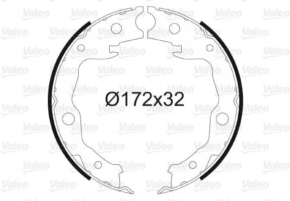 Brake Shoe Set, parking brake 564168
