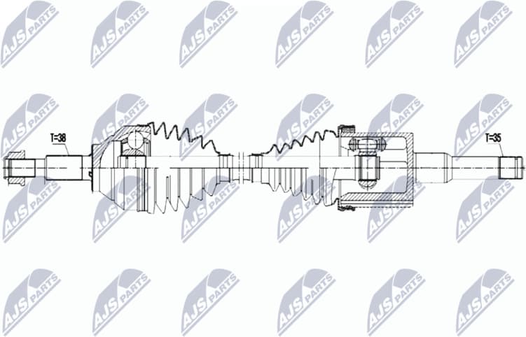 Drive Shaft NPW-FR-123