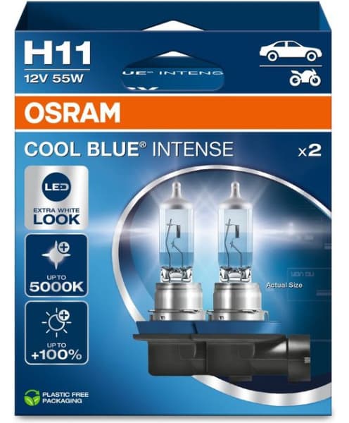 Osram lemputės H11 12V CoolBlue Intense NextGen kompl. 2vnt - Autoera