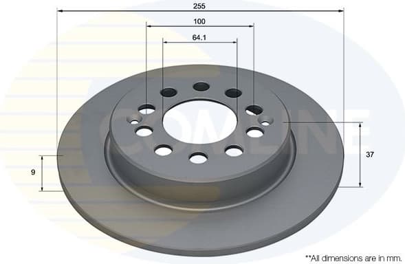 Brake Disc COATED ADC5271