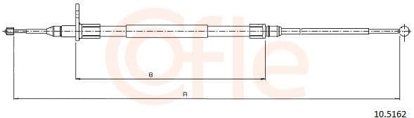 Cable Pull, parking brake 92.10.5162