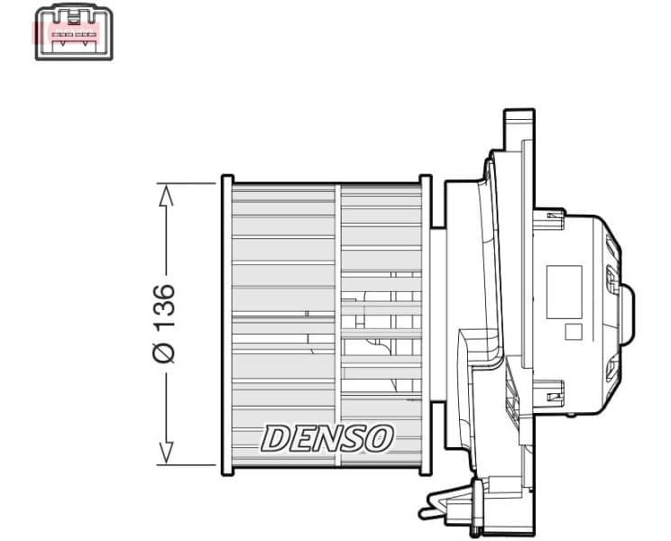 Interior Blower DEA10055