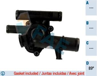 Thermostat, coolant 5350889