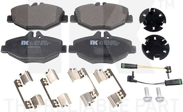 Brake Pad Set, disc brake 223346