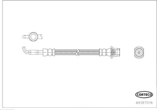 Brake Hose 49387016 - image 2