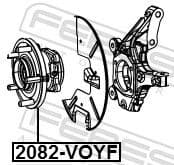 Wheel Hub 2082-VOYF - image 2