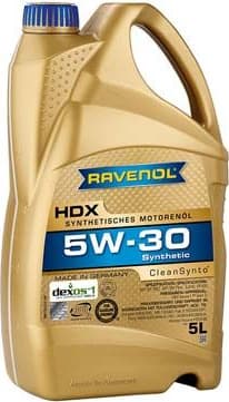 Engine Oil RAVENOL HDX SAE 5W-30 1111125-005-01-999