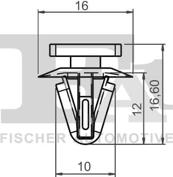Clip, trim/protection strip 73-40002.10 - image 2