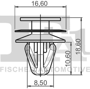 Clip, trim/protection strip 73-40005.10 - image 2