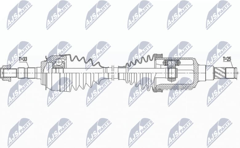 Drive Shaft NPW-DW-031