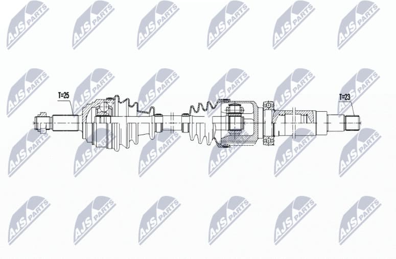 Drive Shaft NPW-FR-168