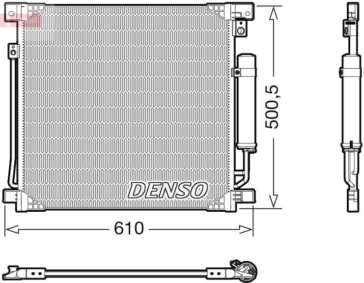 Condenser, air conditioning DCN45013