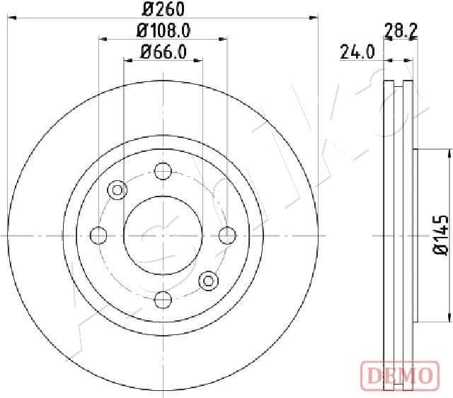 Brake Disc 60-00-0632C