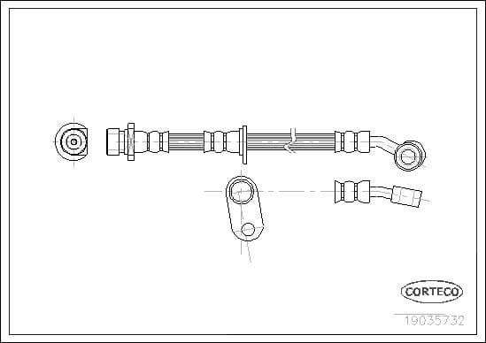 Brake Hose 19035732 - image 2