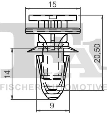 Clip, trim/protection strip 11-40030.25 - image 2