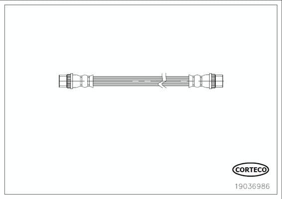 Brake Hose 19036986