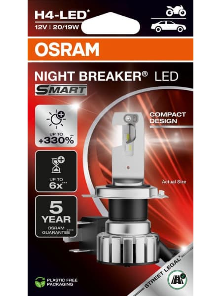 OSRAM Bulb H4-LEDriving NIGHT BREAKER SMART 1vnt - Autoera