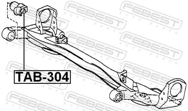 Bushing, axle beam TAB-304 - image 2
